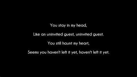 lyrics to uninvited|Disturbed .